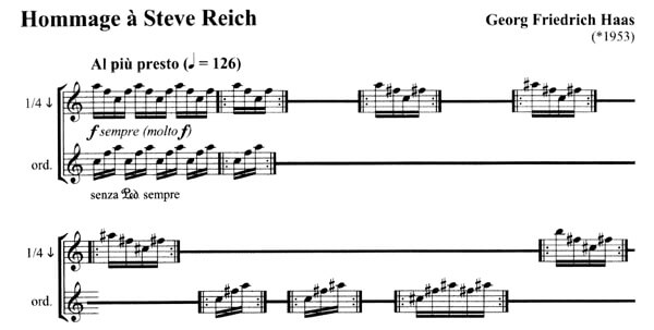 Movement III of Haas' Trois Hommages