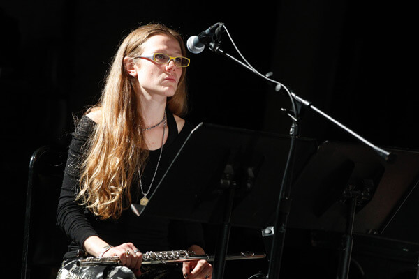 Ensemble Dal Niente flutist Constance Volk (photo courtesy BGSU Marketing & Communications, all rights reserved)