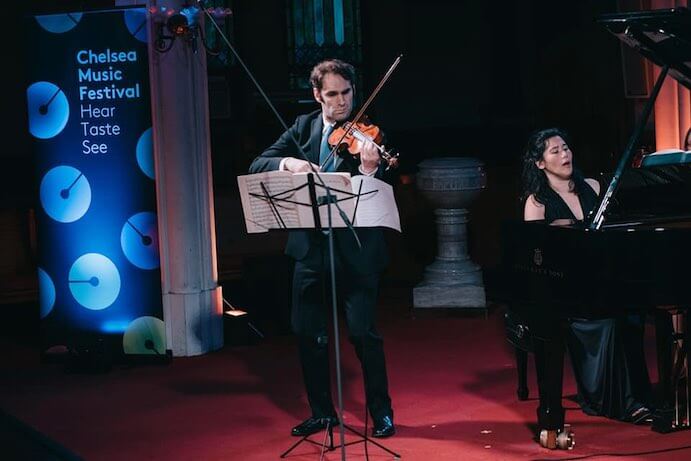 Mimi Solomon and Nicholas DiEguenio perform at the 2017 Chelsea Music Festival--Photo by Ruan Muir Photography