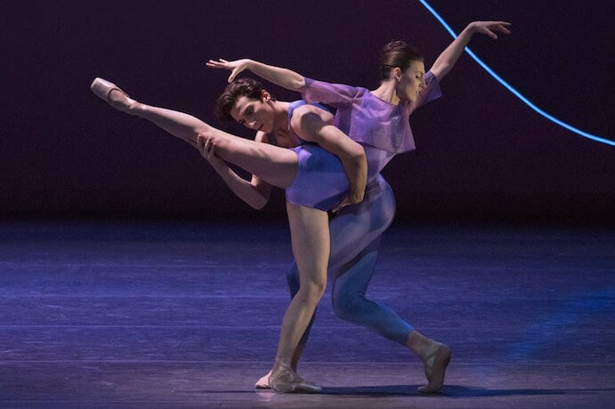 Tiler Peck and Zachary Catazaro in 'dance odyssey'