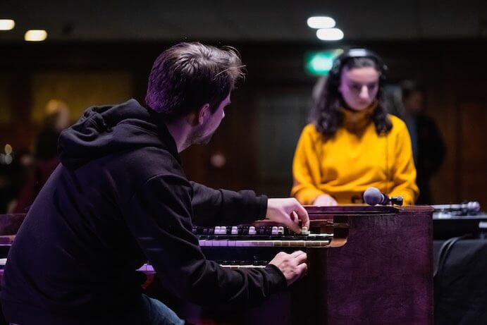 Kit Downes and Shiva Feshareki at Spitalfields Festival's Ringside Symphony