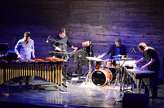 Concert Black, Ensemble, et al., Iktus Percussion at Galapagos [Slideshow]