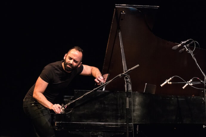 Adam Tendler performs Marina Poleukhina's for thing--Photo by Steven Pisano