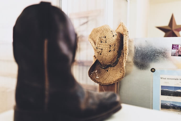 Cowboy hat--Photo by Clint McKoy on Unsplash