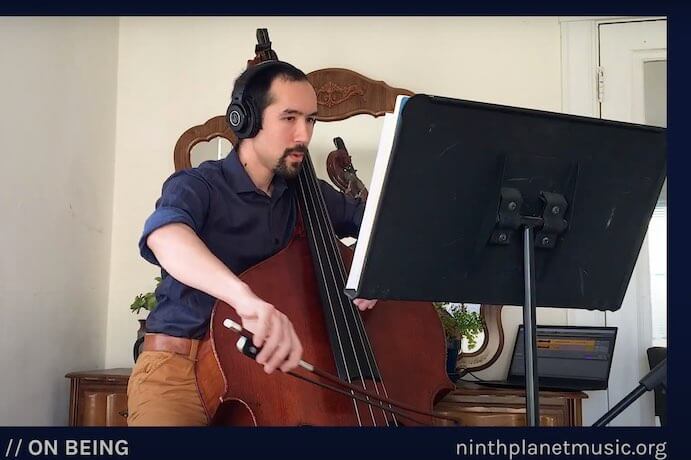 Eugene Theriault performs Angélica Negrón’s La Isla Mágica--Screenshot courtesy Ninth Planet