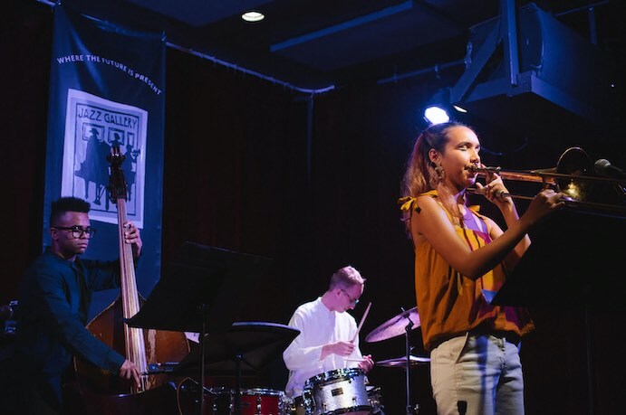 Nick Dunston, Connor Parks, and Kalia Vandever--Photo by Alex Joseph