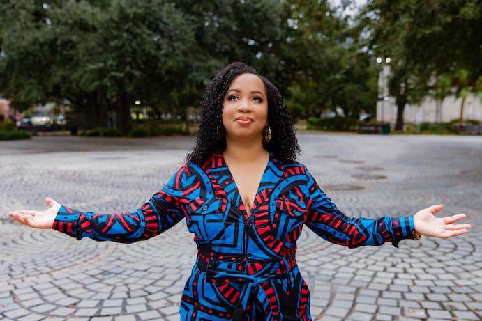 Courtney Bryan in Congo Square -- Photo by Taylor Hunter