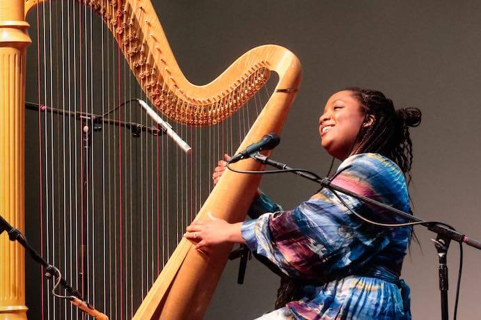 Nailah Hunter at Bang on a Can's 2023 Long Play Festival -- Photo by Peter Serling