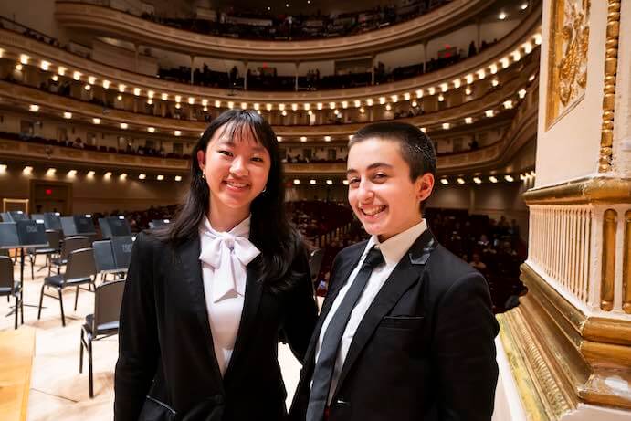 Lucy Chen and Lili Masoudi-Namazi -- Photo by Chris Lee