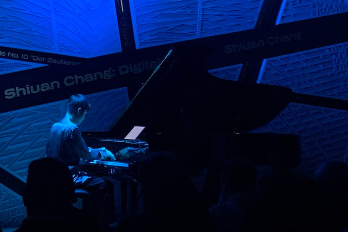 Han Chen presents "Infinite Staircase" at National Sawdust -- Photo courtesy of Hemsing Associates