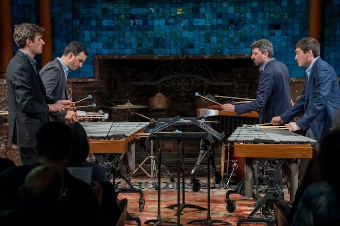 Sandbox Percussion performs at the Park Avenue Armory -- Photo by Stephanie Berger