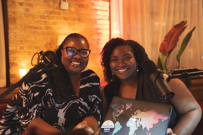 Dalanie Harris and Katie Brown of Classically Black Podcast -- Photo by Lasalle Smith