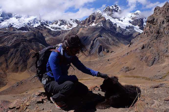 Juhi Bansal hiking -- Photo courtesy of the artist