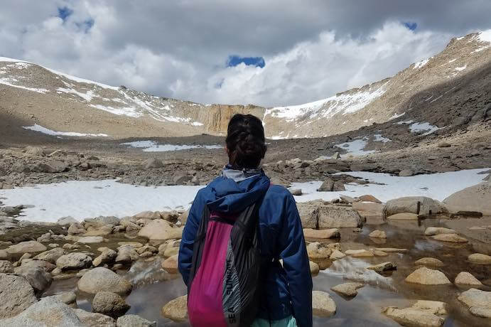 Juhi Bansal on a hiking trip -- Photo courtesy of the artist