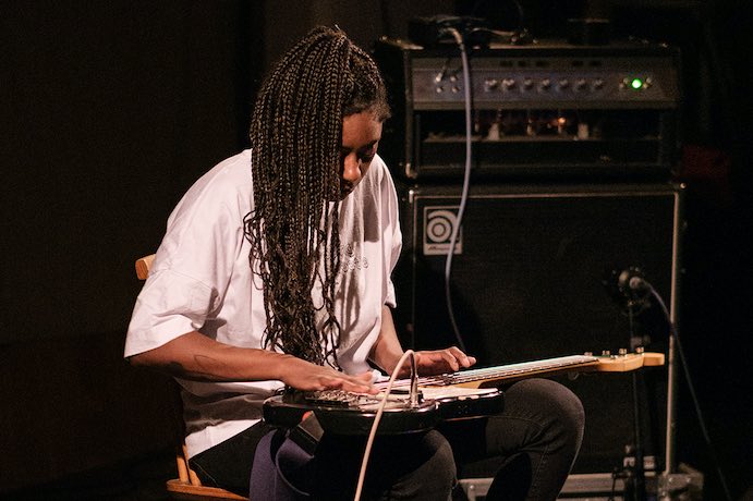 Farida Amadou performs at eavesdropping 2024 -- Photo by Dimitri Djuric