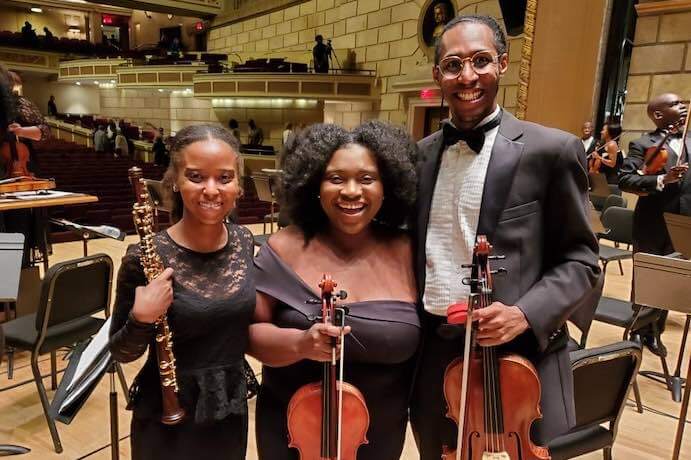 Katie Brown performs with the 2019 Gateways Music Festival orchestra -- Photo courtesy Katie Brown