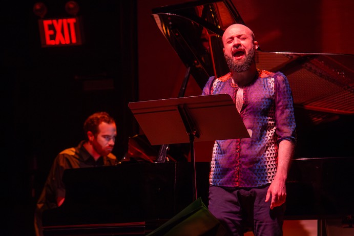 Countertenor Luke Paulino and pianist Daniel Schreiner -- Photo by Matt Josephson