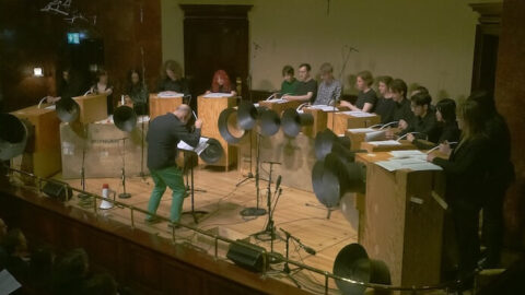 The Orchestra of Futurist Noice Intoners conducted by Luciano Chessa -- Courtesy of Wigmore Hall